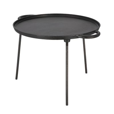 Plaque à  pizza en fonte sur pieds Esschert