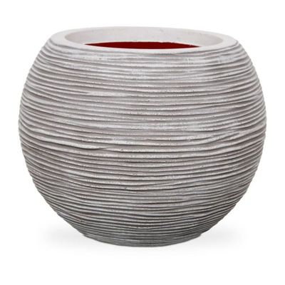 Capi Pot à fleurs Nature Rib rond 40 x 32 cm KOFI270 424219 - vue 2