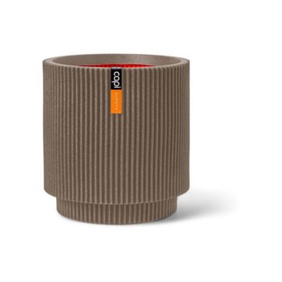 Vase cylindre CAPI EUROPE Groove NL 36 x 38 cm Chaud - vue 2