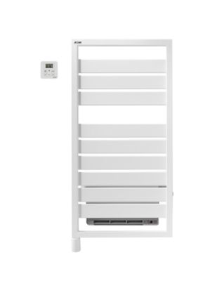 Sèche serviettes soufflant électrique Acova Astrakan +Air 500 + soufflerie 1000W blanc - Acova