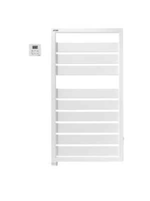 Sèche serviettes électrique à inertie fluide Acova Astrakan blanc 500W - Acova