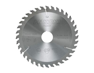 Lame de scie Hikoki Zubehör 752414 TCT Sägeblatt für Holz 165x20T18 Wechsel /Flachzahn - vue 2