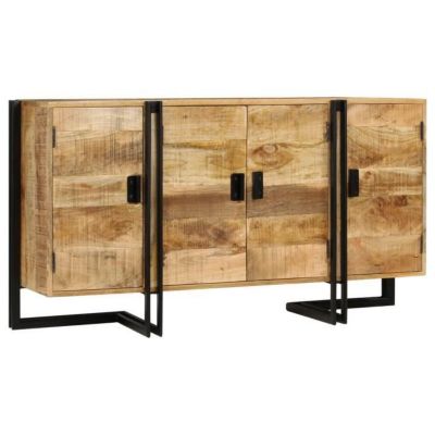 vidaXL Buffet Bois de manguier massif 150 x 40 x 80 cm