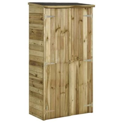 vidaXL Abri à outils pour jardin Pin 85 x 48 x 177 cm