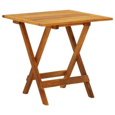 Table de bistro 46x46x47 cm Bois d'acacia massif vidaXL
