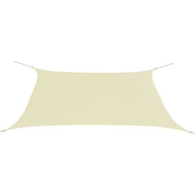 vidaXL Parasol en tissu Oxford rectangulaire 2 x 4 m Crème