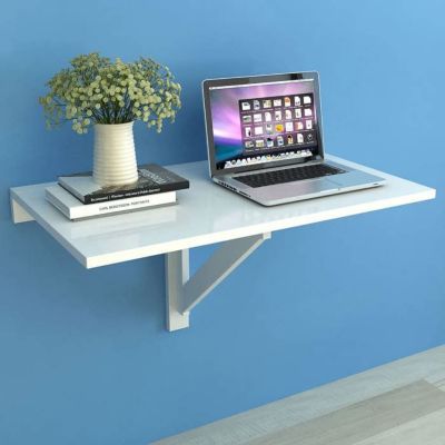 Vidaxl Bureau avec tiroir et armoire blanche 100x40x73cm