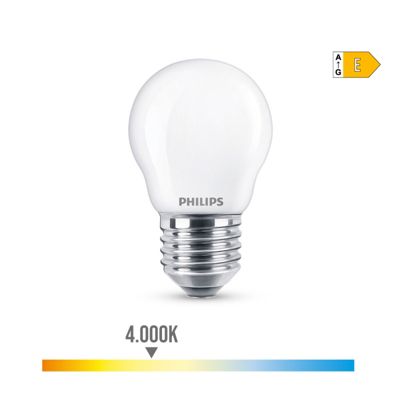 Ampoule LED sphérique PHILIPS - EyeComfort - 6,5W - 806 lumens - 4000K - E27 - 93021