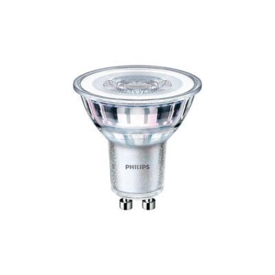 Lot 3 ampoules LED 4,5W 50W GU10 Blanc chaud Philips