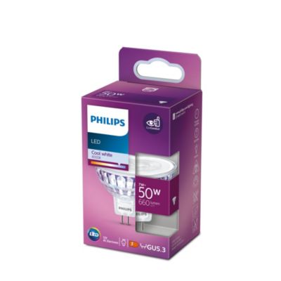 Ampoule LED GU5.3 MR16 660lm IP20 = froid Philips