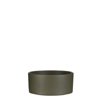 Coupe ronde céramique Era vert ø22 x h.10 cm