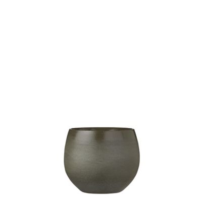 Pot rond terre cuite Douro vert ø18 x h.15 cm