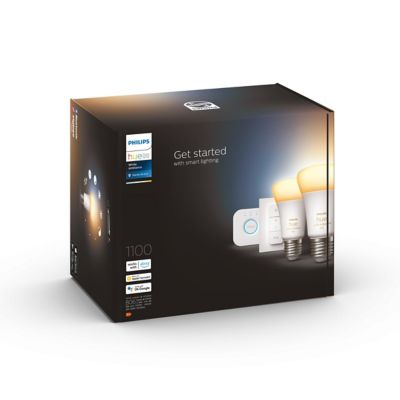 Ampoule connectées dimmable Bluetooth Philips Hue IP20 A60 E27 1100lm 11W blanc