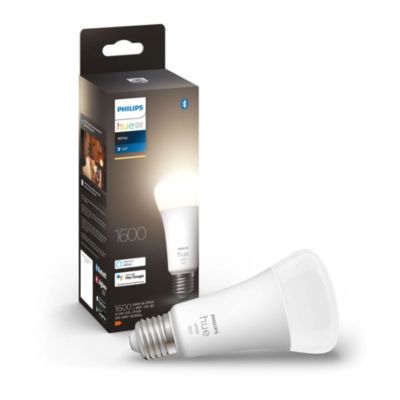 Philips Hue ampoule LED connectée E27 1600 lumen compatible Bluetooth fonctionne avec Alexa Google Homekit - vue 2