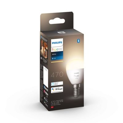Ampoule LED connectée Philips Hue IP20 E14 470lm 5,7W blanc chaud