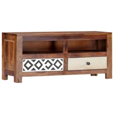 vidaXL Meuble TV 90x30x40 cm Bois solide 247734