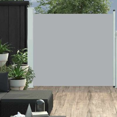 Vidaxl Auvent latéral rétractable 170x300 cm Gris - vue 2