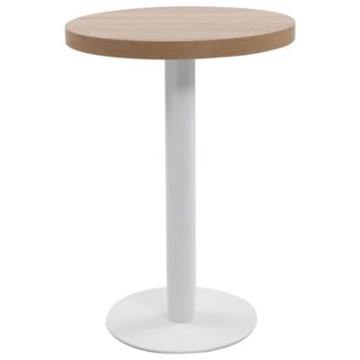 Table de bistro Marron clair 60 cm MDF vidaXL