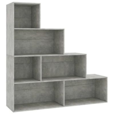 Vidaxl Bibliothèque/Séparateur - Gris béton 155x24x160 cm