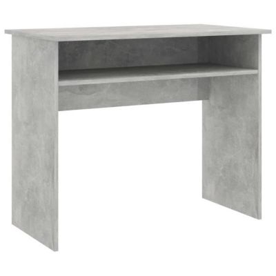 Vidaxl Bureau Gris béton - vue 2