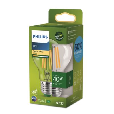 Ampoule LED E27 chaud Philips Ultra Standard 485lm = Eco - vue 9