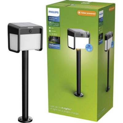 Lampadaire solaire extérieur Philips Ezra LED intégré 3000 K 690 mm