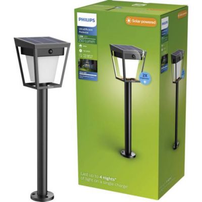 Lampadaire extérieur solaire LED Nissa 3000 K IP44 693 mm