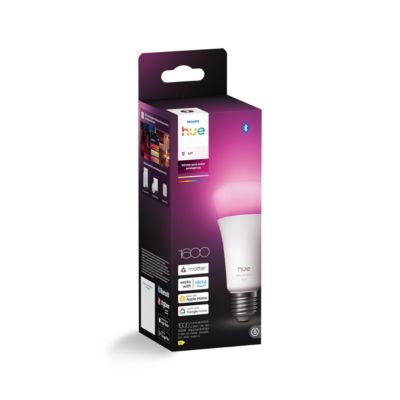 Ampoule LED connectée A67 PHILIPS HUE Lumière chaude Culot E27 1000 1600 lumens - vue 2