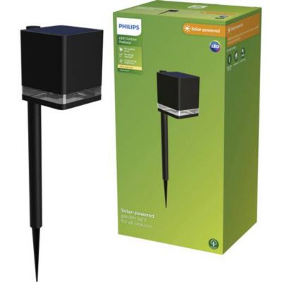Lampadaire extérieur solaire Virona LED 2700 K 200 lm détecteur jour et mouvement