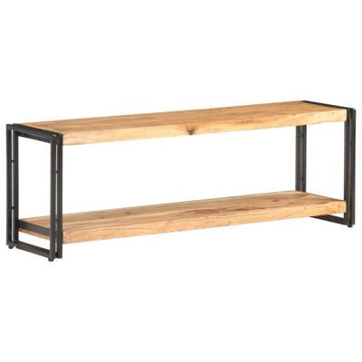 vidaXL Meuble TV 120x30x40 cm Bois d'acacia massif