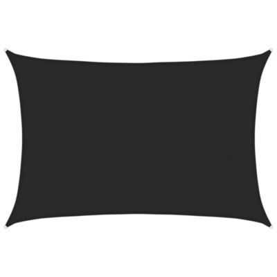 Vidaxl Voile d'ombrage 5x7 m Noir - vue 2