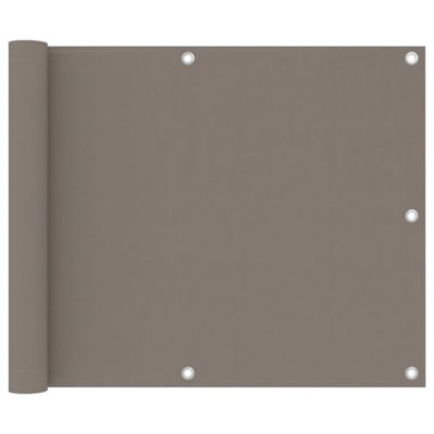 Ãcran de balcon Taupe 75x300 cm Tissu Oxford vidaXL