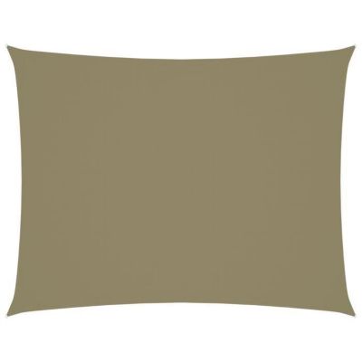 Vidaxl Voile de Parasol Tissu Oxford Beige - vue 7