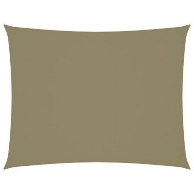 Vidaxl Voile de parasol rectangulaire beige 2,5 x 4 m - vue 2