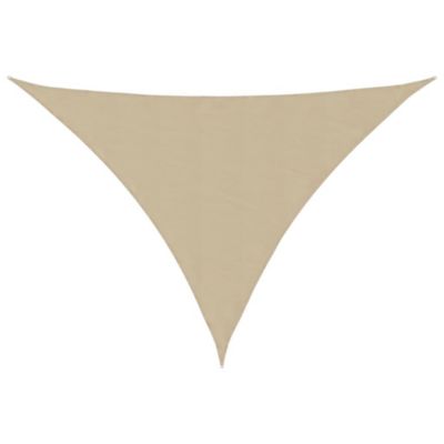 Vidaxl Voile de parasol Tissu Oxford triangulaire 3x3x4,24 m Beige - vue 3