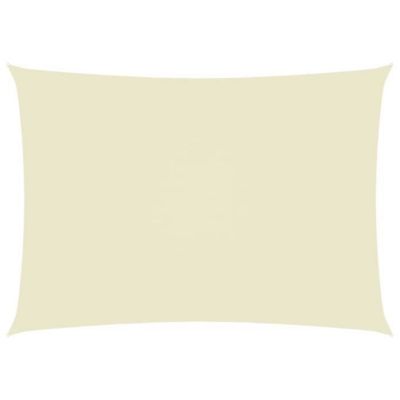 vidaXL Voile de parasol tissu oxford rectangulaire 2,5x5 m crème 135209