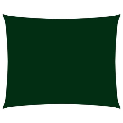 Vidaxl Voile de Parasol 2,5x3,5 m Vert - vue 2