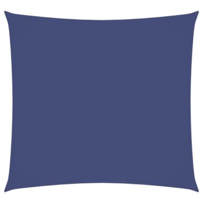 vidaXL Voile de parasol Tissu Oxford carré 5x5 m Bleu