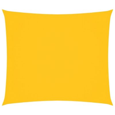 Voile de parasol tissu oxford rectangulaire 2x2,5 m jaune vidaXL