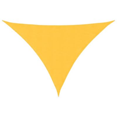 Vidaxl Voile de parasol triangulaire Jaune - vue 2