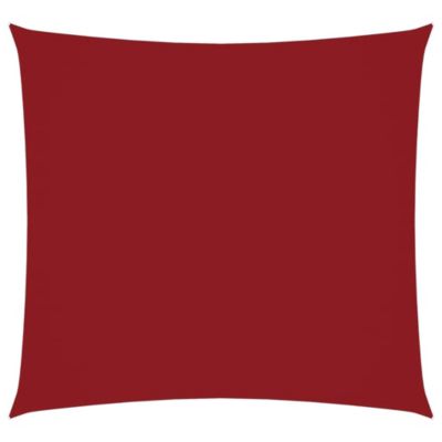 Vidaxl Voile de Parasol Carré Rouge - vue 2