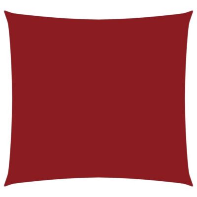 Vidaxl Voile de parasol 4,5x4,5 m Rouge - vue 2