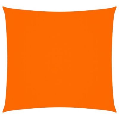 Voile de parasol tissu oxford carré 5x5 m orange vidaXL