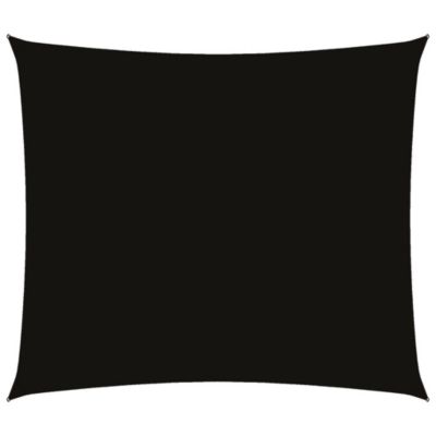 Voile de parasol tissu oxford rectangulaire 2x2,5 m noir vidaXL
