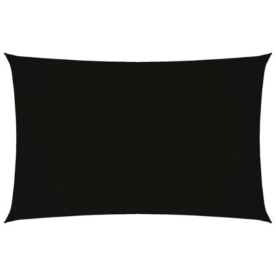 vidaXL Voile de parasol Tissu Oxford rectangulaire 2x4,5 m Noir