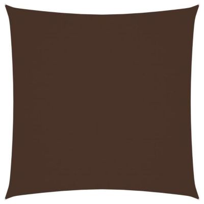 Vidaxl Voile de parasol Tissu Oxford carré 4,5x4,5 m Marron - vue 2