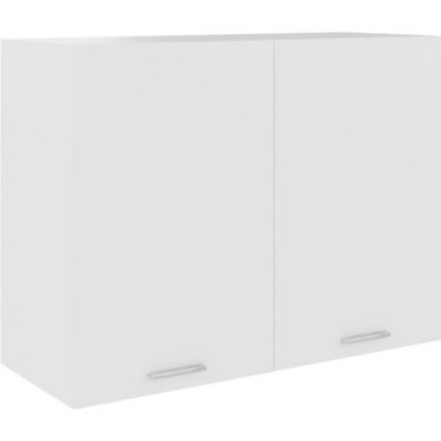 vidaXL Armoire suspendue Blanc 80x31x60 cm Aggloméré