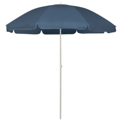 Parasol de plage bleu 240 cm vidaXL