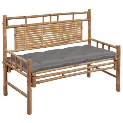 Vidaxl Banc de jardin 120 cm Bambou - vue 2