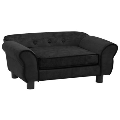 Canapé pour chien style chic (70x45 cm - Noir)